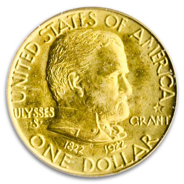A Sample GOLD COMMEMORATIVES Coin